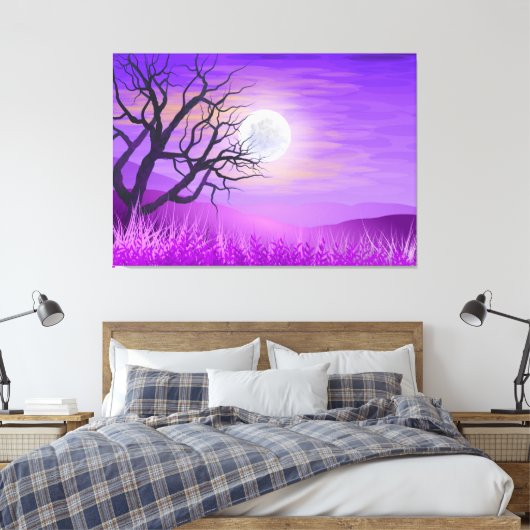TREES DREAMLANDSCAPE STRETCHED LEINWAND ART DRUCKE (Insitu (Schlafzimmer))