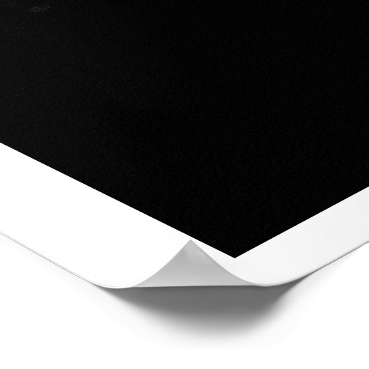 Trees & Fog, Poster (Ecke)