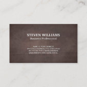 Trees-Logo | Landflucht | Gartendienstleistungen Visitenkarte (Rückseite)