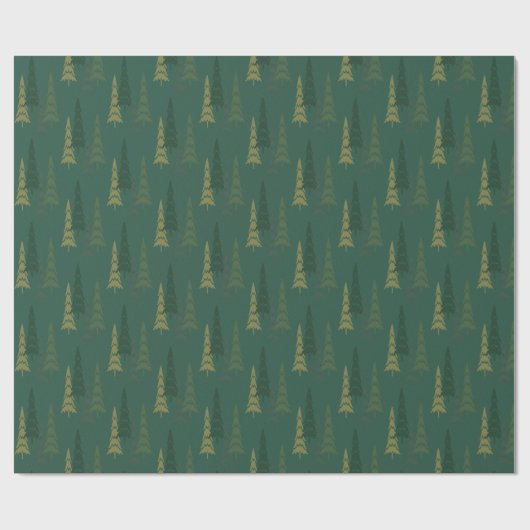 Trees on Trees - Holiday Wrapping Geschenkpapier (Flach)