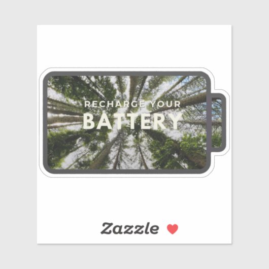 Trees Recharge Sticker (Blatt)