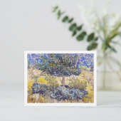 Trees Shrubs Asylum Garden Vincent Van Gogh Postkarte (Stehend Vorderseite)