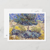 Trees Shrubs Asylum Garden Vincent Van Gogh Postkarte (Vorne/Hinten)