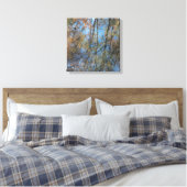 Trees Water Reflection Stretched Canvas Print Leinwanddruck (Insitu (Schlafzimmer))
