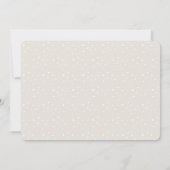 Trees Winter Onederland 1. Geburtstag Foto Einladu Einladung (Rückseite)