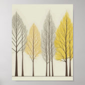 TREES ZUHAUSE WALL ART POSTER (Vorne)