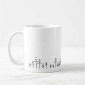 Treescape Minimalistische Tasse (Links)