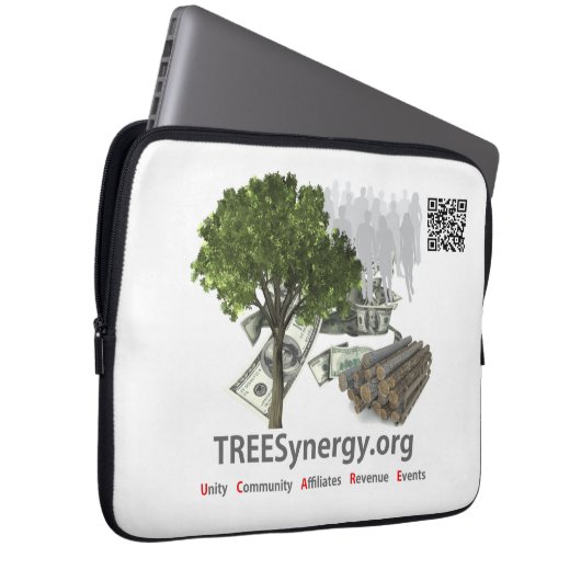 TREESynergy - Laptop-Sieb 13" Laptopschutzhülle (Vorne Rechts)