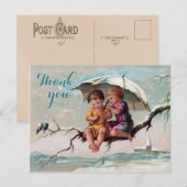 Treetop Children Danke, Postcard Postkarte (Vorne/Hinten)
