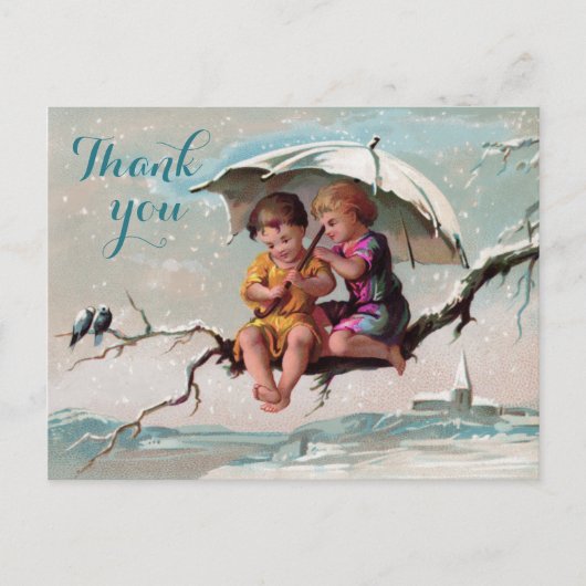 Treetop Children Danke, Postcard Postkarte (Vorderseite)