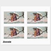 Treetop Children Rectwinkelaufkleber Rechteckiger Aufkleber (Blatt)