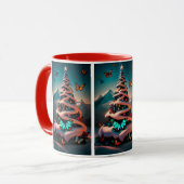 Treetop Snowfall Tasse (Vorderseite Links)