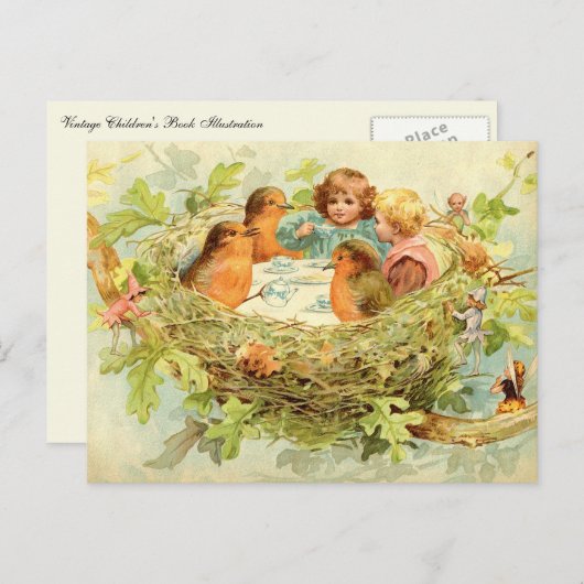 Treetop Tea Party Postkarte (Vorne/Hinten)