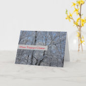 Treetops Glisten - Urlaub - Leere Innen Karte (Gelbe Blume)