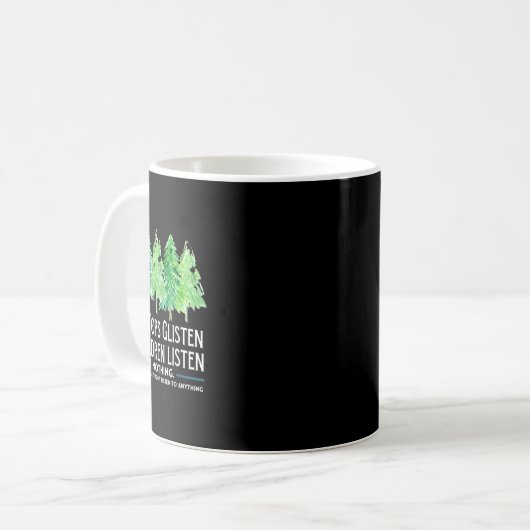 TreeTops hören zu und die Kinder hören sich nichts Kaffeetasse (Vorderseite Links)