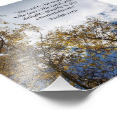 Treetops Psalms 11:23 Scripture Foto Drucken (Ecke)