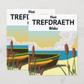 Trefdraht Reiseplakat am Meer (Vorne/Hinten)