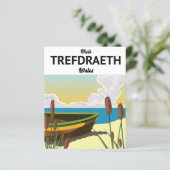 Trefdraht Reiseplakat am Meer (Stehend Vorderseite)