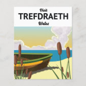 Trefdraht Reiseplakat am Meer (Vorderseite)