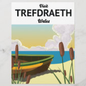 Trefdraht Reiseplakat am Meer Briefbogen (Vorderseite)