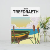 Trefdraht Reiseplakat am Meer Briefbogen (Stehend Vorderseite)