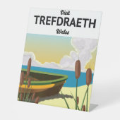 Trefdraht Reiseplakat am Meer Sockelschild (Vorderseite)