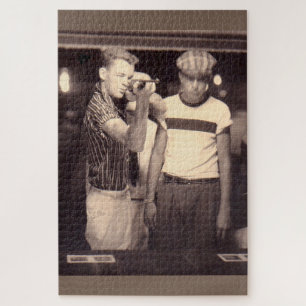 Treffe das Ziel und gewinne eine Kewpie-Puppe Puzzle