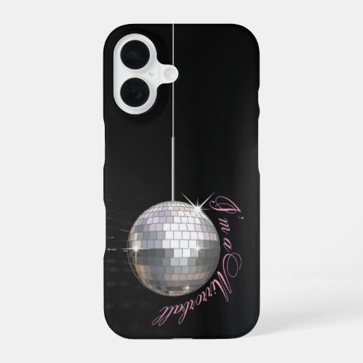 Treffe mich an der Diskokugel iPhone 16 Hülle (Rückseite)