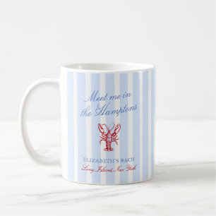 Treffe mich im Hamptons Junggesellinnenabschied Kaffeetasse