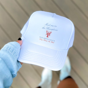 Treffe mich im Hamptons Junggesellinnenabschied Truckerkappe