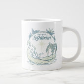 Treffe mich in LOTHLORIEN™ - Schwanenboot Jumbo-Tasse (Rechts)