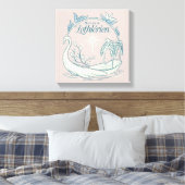Treffe mich in LOTHLORIEN™ - Schwanenboot Leinwanddruck (Insitu (Schlafzimmer))