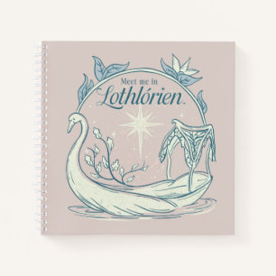Treffe mich in LOTHLORIEN™ - Schwanenboot Notizblock