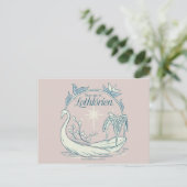 Treffe mich in LOTHLORIEN™ - Schwanenboot Postkarte (Stehend Vorderseite)