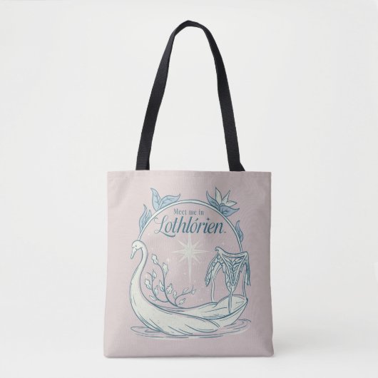 Treffe mich in LOTHLORIEN™ - Schwanenboot Tasche (Vorderseite)