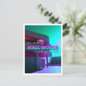 "Treffe mich in.." Mall World Postkarte  (Stehend Vorderseite)