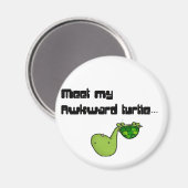 treffen auf meine Schildkröte Magnet (Vorderseite/Rückseite)