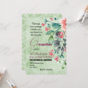 Treffen der floralen Freunde Einladung