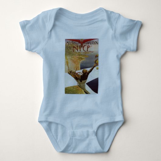 Treffen der Luftfahrt in Nizza Baby Strampler (Vorderseite)