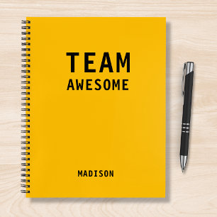 Treffen der Personalisierten Notes des Funny Team Notizblock