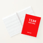 Treffen der Personalisierten Notes des Funny Team Notizblock (Innenseite)