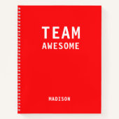 Treffen der Personalisierten Notes des Funny Team Notizblock (Vorderseite)