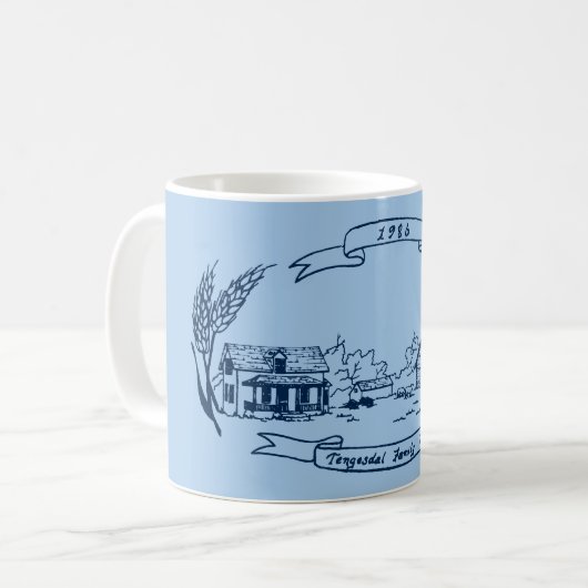 Treffen der Tengesdal 1986 Kaffeetasse (Vorderseite Links)