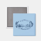 Treffen der Tengesdal 1986 Magnet (Vorderseite/Rückseite)