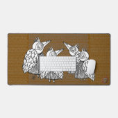 Treffen der Vögel Schreibtischunterlage (Tastatur & Maus)