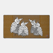 Treffen der Vögel Schreibtischunterlage (Vorderseite)