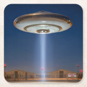 Treffen des dritten Typs: Zone 51. Rechteckiger Pappuntersetzer (Vorderseite)