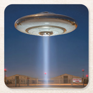 Treffen des dritten Typs: Zone 51. Rechteckiger Pappuntersetzer