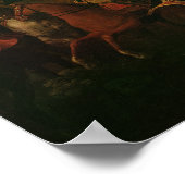 Treffen für die Puits-du-Roi-Jagd auf dem Monte Ta Poster (Ecke)