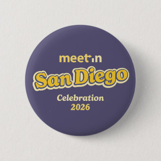 Treffen-in-San-Diego-Button - dunkler Hintergrund Button